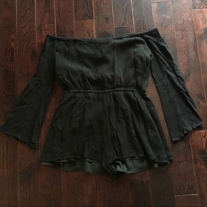 Off-the-Shoulder Tobi Romper
